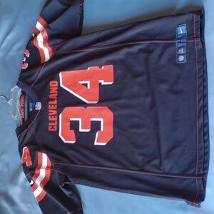 Cleveland Browns NFL Nike Jersey Shirt Youth XL On Field #34 Isaiah Crowell